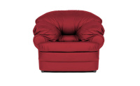 Мягкое кресло Релакс 7112103 Экокожа Euroline 960 (красная)