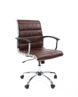 Офисное кресло Chairman 760М Россия Экокожа коричневый