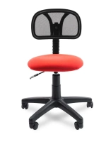 Офисное кресло CHAIRMAN 250, ткань C/сетчатый акрил, черный/красный