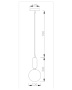 Подвесной светильник Moderli V2002-1P Sioma 1*E27*60W
