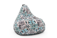 Бескаркасное кресло Мешок Груша 2XL 5003431 Ткань Велюр Сиена Мята Бескаркасное кресло Мешок Груша 2XL 5003431 Ткань Велюр Сиена Мята