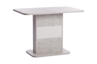 Стол обеденный раскладной Smart 18993 Белый бетон/Белый