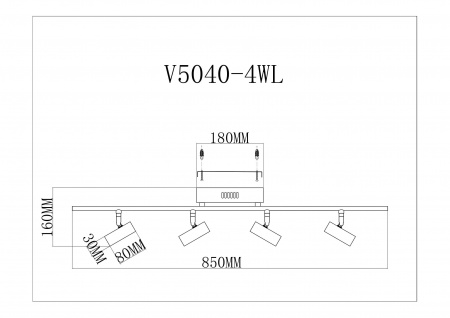 Светодиодный спот Moderli V5040-4WL Right Светодиодный спот Moderli V5040-4WL Right