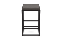 Стул барный Верм-65 AL 302S Рогожка Grey Lunar