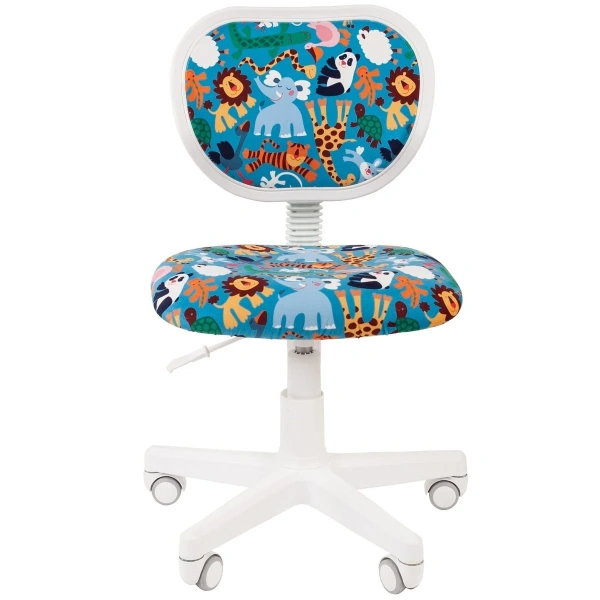 Детское компьютерное кресло CHAIRJET KIDS 106, велюр, принт зоопарк