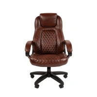 Офисное кресло CHAIRMAN 432, экокожа, коричневый