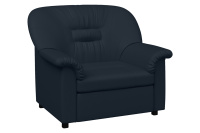 Мягкое кресло раскладное Премьер P1-r Экокожа Экотекс 3019 (синяя)