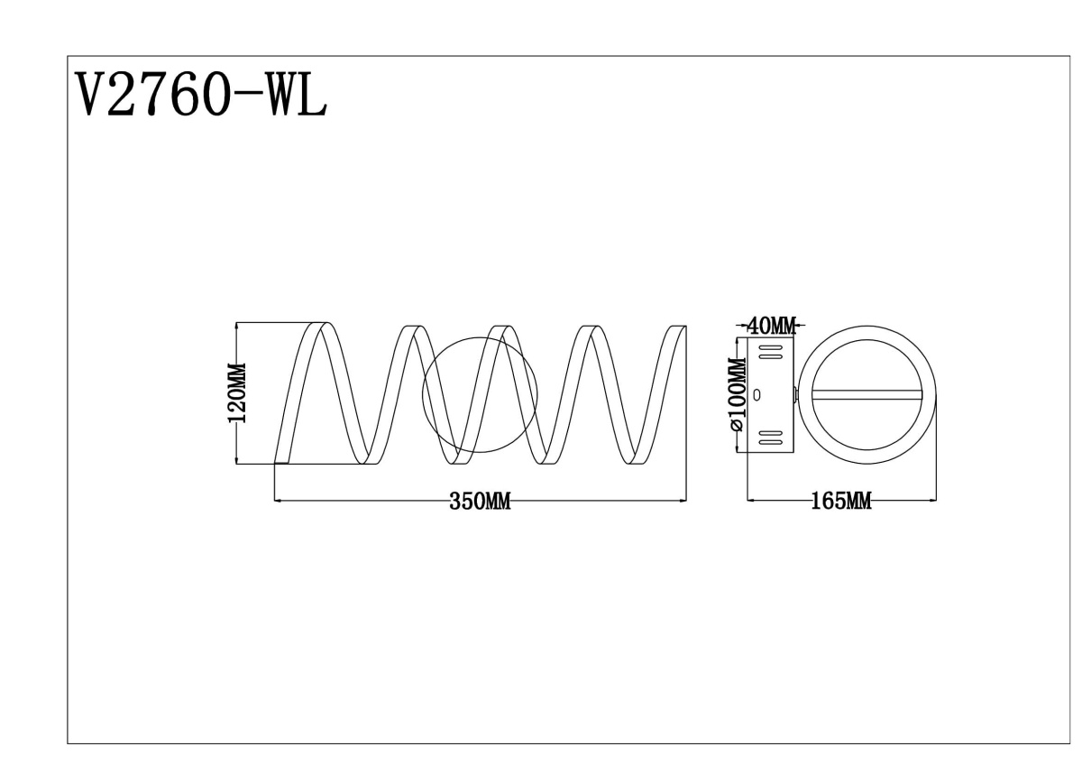 Светодиодный настенный светильник Moderli V2760-WL Krit LED 29W