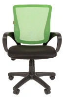 Офисное кресло CHAIRMAN 969, ткань TW/сетчатый акрил, черный/зеленый