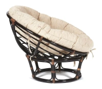 Кресло PAPASAN с подушкой, аntique brown