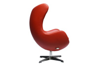 Кресло дизайнерское Egg Chair FR 0481 Кожа красная