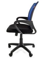 Офисное кресло CHAIRMAN 696, ткань TW/сетчатый акрил, синий