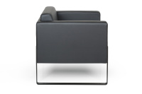 Мягкое кресло Тренд Экокожа Euroline 9100 (черная)