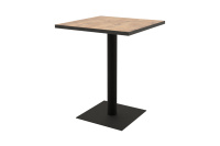 Стол обеденный Simple 21SIMPLE.006 Teakwood/Черный металл