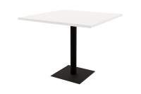 Стол обеденный Simple 21SIMPLE.009 Белый/Черный металл
