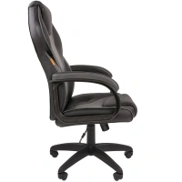 Офисное кресло CHAIRMAN 299, экокожа, черный/серый