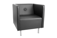 Мягкое кресло (модуль А) Скайнет ska-kma-bl Экокожа Экотекс 3001 (черная)