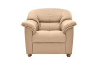 Мягкое кресло Монарх V-400 Экокожа Domus Cream Brulle