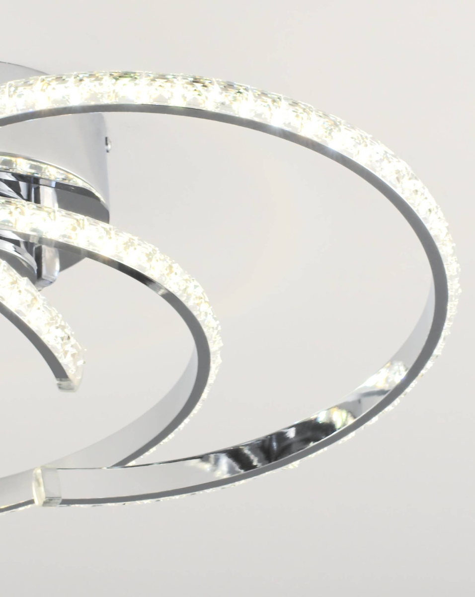 Светодиодная потолочная люстра с пультом Moderli V2784-CL Ello