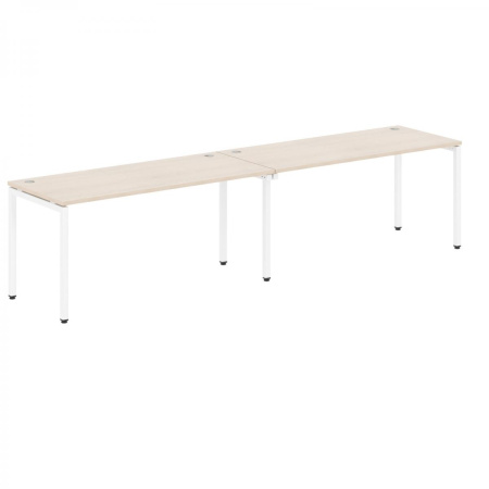 Стол 2-х местный XWST 3270 Бук Тиара/Белый 3200х700х750 XTEN-S