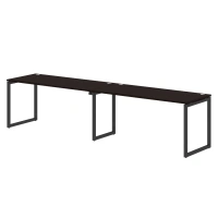 Стол 2-х местный XTEN-Q, 160х70, Легно темный/Антрацит Стол 2-х местный XTEN-Q, 160х70, Легно темный/Антрацит