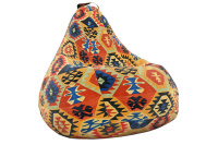 Бескаркасное кресло Мешок Груша 3XL 5003141 Ткань Велюр Мехико Оранжевая Бескаркасное кресло Мешок Груша 3XL 5003141 Ткань Велюр Мехико Оранжевая