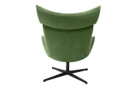 Кресло дизайнерское Toro FR 0663 Замша зеленая