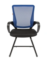 Офисное кресло CHAIRMAN 969V, ткань TW/сетчатый акрил, черный/синий