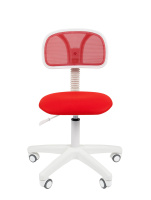 Офисное кресло Chairman 250 Россия белый пластик TW-19/TW-69 красный