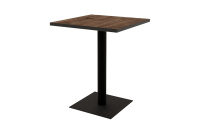 Стол обеденный Simple 21SIMPLE.006 Брауни/Черный металл
