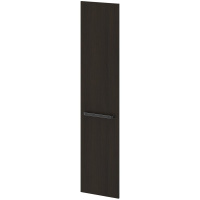 Дверь высокая для шкафа L-67/72 Grace L-033 левая (ручка снизу) Дуб Линдберг темный