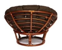 Кресло PAPASAN с подушкой, ткань коричневый/рecan