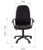 Офисное кресло CHAIRMAN 737, ткань TW, серый